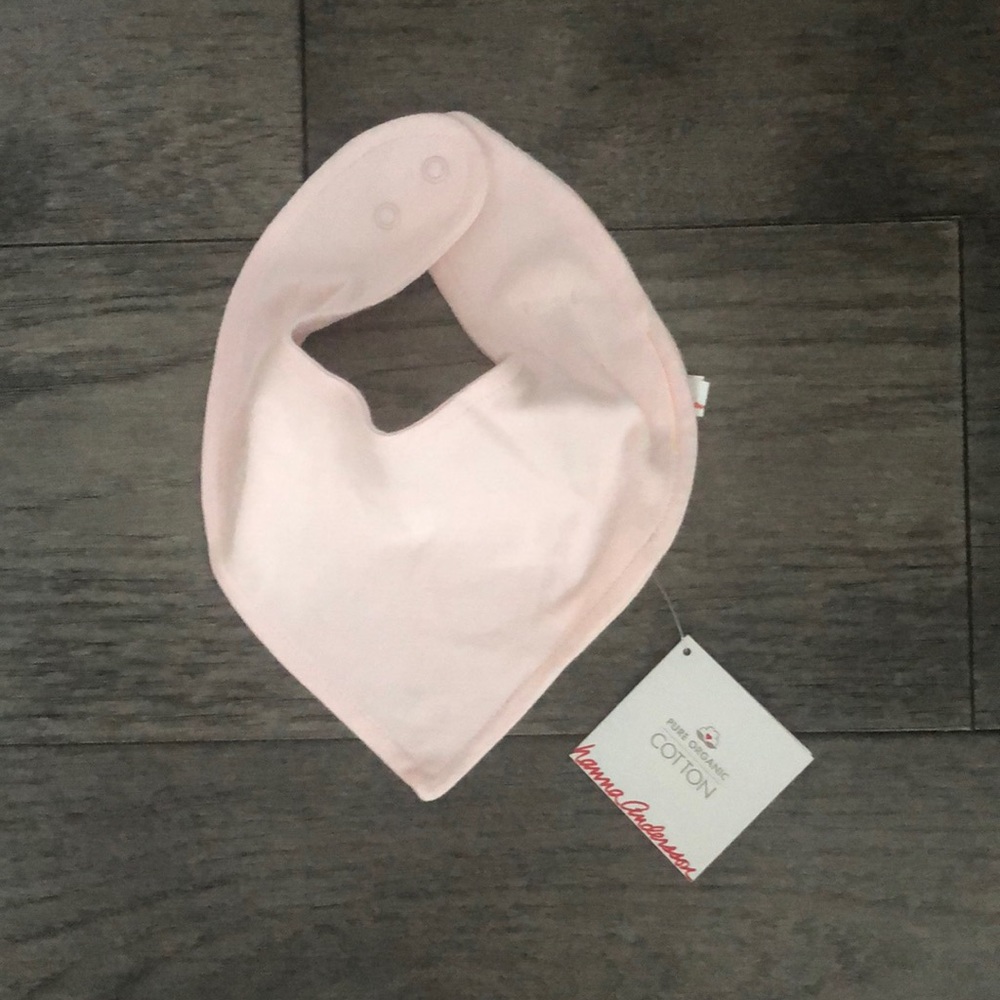 🍒HP🍒 Hanna Andersson Bundle of three baby’s bibs - Picture 3 of 8